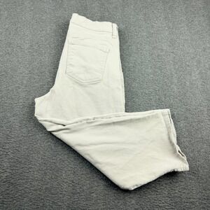 Gloria Vanderbilt Amanda Crop Jeans Women's 8 Beige All-Around Slimming Effect